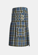 Utility_Thompson_tartan_1383_kilt_right_image_with_pleated_design_and_adjustable_buckles_for_men