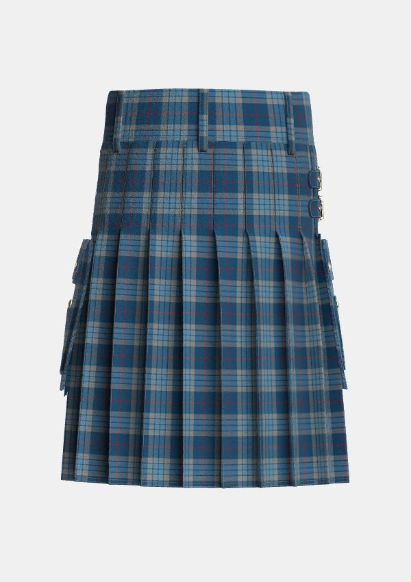 Utility_Thorburn_Lochcarron_Tartan_6409_kilt_back_image_with_pleated_design_and_adjustable_buckles_for_men