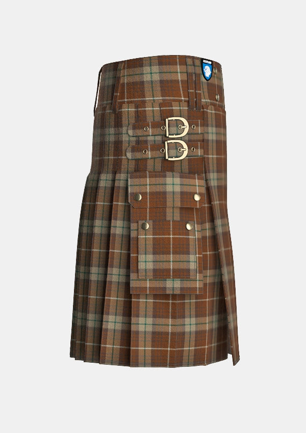 Utility_Tinkler_Andrew_Tartan_10273_kilt_right_image_with_pleated_design_and_adjustable_buckles_for_men