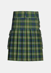Utility_Todd_Tartan_5107_kilt_back_image_with_pleated_design_and_adjustable_buckles_for_men