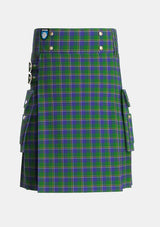 Utility_Turnbull_Hunting_1983_2_Tartan_1265_kilt_front_image_with_pleated_design_and_adjustable_buckles_for_men