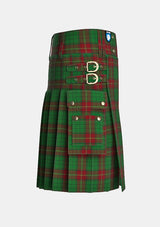 Utility_Ulster_Red_Tartan_792_kilt_right_image_with_pleated_design_and_adjustable_buckles_for_men