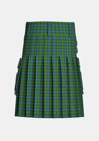 Utility_Universal_Ancient_Tartan_136_kilt_back_image_with_pleated_design_and_adjustable_buckles_for_men
