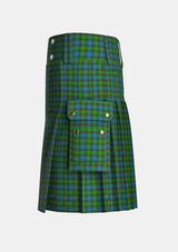 Utility_Universal_Ancient_Tartan_136_kilt_left_image_with_pleated_design_and_adjustable_buckles_for_men