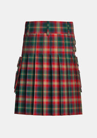 Utility_Vegan_Tartan_12519_kilt_back_image_with_pleated_design_and_adjustable_buckles_for_men