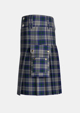 Utility_Viking_Heritage_tartan_13348_kilt_left_image_with_pleated_design_and_adjustable_buckles_for_men