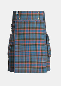 Utility_Vivienne_Westwood_tartan_7489_kilt_front_image_with_pleated_design_and_adjustable_buckles_for_men