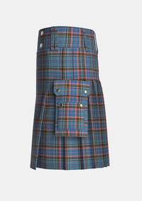 Utility_Vivienne_Westwood_tartan_7489_kilt_left_image_with_pleated_design_and_adjustable_buckles_for_men