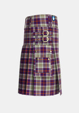 Utility_Walker_Dress_Personal_Tartan_2070_kilt_right_image_with_pleated_design_and_adjustable_buckles_for_men