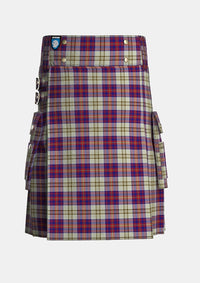 Utility_Walker_Dress_Tartan_2070_kilt_front_image_with_pleated_design_and_adjustable_buckles_for_men