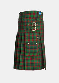 Utility_Walker_James_Tartan_999_kilt_right_image_with_pleated_design_and_adjustable_buckles_for_men
