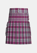 Utility_Ward_Craig_Dress_Tartan_12819_kilt_back_image_with_pleated_design_and_adjustable_buckles_for_men