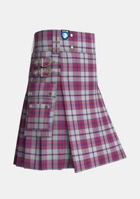 Utility_Ward_Craig_Dress_Tartan_12819_kilt_side_image_with_pleated_design_and_adjustable_buckles_for_men