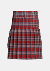 Utility_Warden_Tartan_7294_kilt_back_image_with_pleated_design_and_adjustable_buckles_for_men