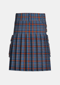 Utility_Water_of_Life_Society_Tartan_14898_kilt_back_image_with_pleated_design_and_adjustable_buckles_for_men
