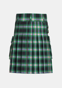 Utility_Wells_Ancient_Tartan_kilt_back_image_with_pleated_design_and_adjustable_buckles_for_men