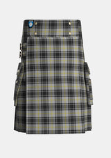 Utility_West_Point_Tartan_kilt_front_image_with_pleated_design_and_adjustable_buckles_for_men