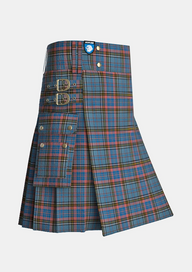 Utility_Westwood_MacAndreas_Tartan_7489_kilt_side_image_with_pleated_design_and_adjustable_buckles_for_men