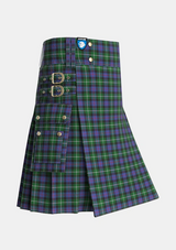 Utility_Whitson_2_Tartan_1423_kilt_side_image_with_pleated_design_and_adjustable_buckles_for_men