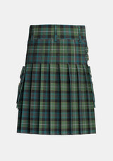Utility_Whitson_Tartan_1422_kilt_back_image_with_pleated_design_and_adjustable_buckles_for_men