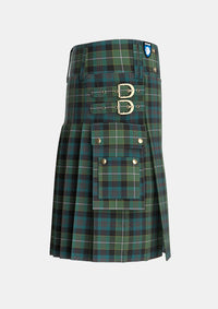 Utility_Whitson_Tartan_1422_kilt_right_image_with_pleated_design_and_adjustable_buckles_for_men