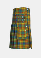 Utility_Wild_Mustard_Dreams_Tartan_10933_kilt_right_image_with_pleated_design_and_adjustable_buckles_for_men