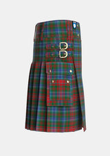 Utility_Wilson_Janet_2_Tartan_625_kilt_right_image_with_pleated_design_and_adjustable_buckles_for_men
