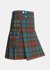 Utility_Wilson_Janet_2_Tartan_625_kilt_side_image_with_pleated_design_and_adjustable_buckles_for_men