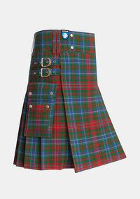Utility_Wilson_Janet_2_Tartan_625_kilt_side_image_with_pleated_design_and_adjustable_buckles_for_men
