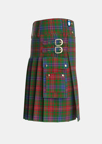 Utility_Wilson_Janet_Tartan_626_kilt_right_image_with_pleated_design_and_adjustable_buckles_for_men