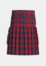 Utility_Wishart_Dress_Tartan_2104_kilt_back_image_with_pleated_design_and_adjustable_buckles_for_men