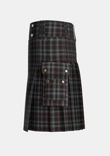 Utility_Witches_Blood_The_Tartan_11495_kilt_left_image_with_pleated_design_and_adjustable_buckles_for_men
