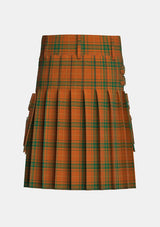 Utility_Wolfe_tartan_4096_kilt_back_image_with_pleated_design_and_adjustable_buckles_for_men