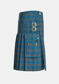 Utility_Wylie_Tartan_2465_kilt_right_image_with_pleated_design_and_adjustable_buckles_for_men