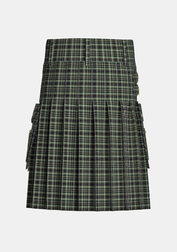 Utility_Xbox_Tartan_13497_kilt_back_image_with_pleated_design_and_adjustable_buckles_for_men
