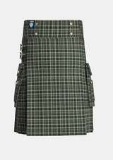 Utility_Xbox_Tartan_13497_kilt_front_image_with_pleated_design_and_adjustable_buckles_for_men