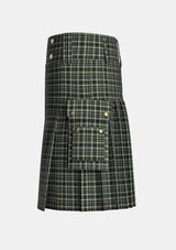 Utility_Xbox_Tartan_13497_kilt_left_image_with_pleated_design_and_adjustable_buckles_for_men