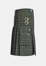 Utility_Xbox_Tartan_13497_kilt_right_image_with_pleated_design_and_adjustable_buckles_for_men