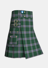 Utility_Yousaf_Humza_Tartan_14479_kilt_side_image_with_pleated_design_and_adjustable_buckles_for_men