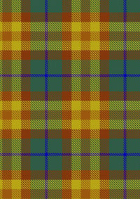 Wild Mustard Dreams Tartan Fabric