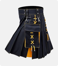 Women Scottish Hybrid Kilt Side