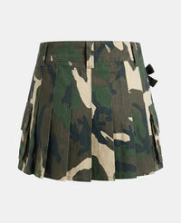 Women Camo Woodland Utility Kilt Back