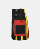 Women German Flag Patriot Utility Kilt Left Side