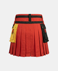 Women German Flag Utility Kilt Back