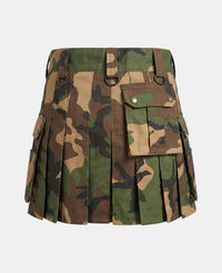 Women Multicam Camo Utility Kilt Back