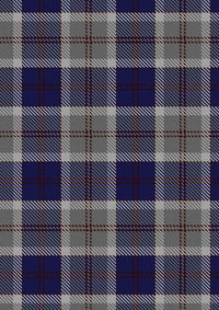  Bannockbane Silver Tartan Fabric