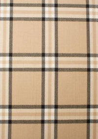 Beige Tartan Fabric