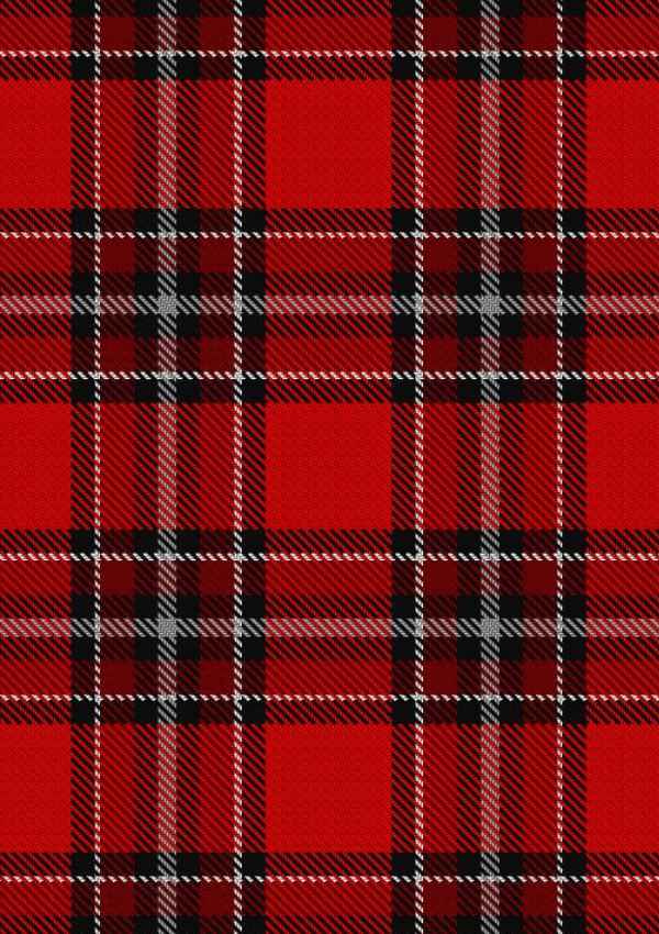  Bradley University Tartan Fabric