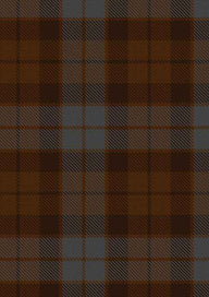  Brown Heather Tartan Fabric