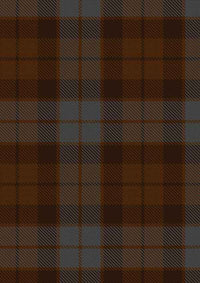  Brown Heather Tartan Fabric